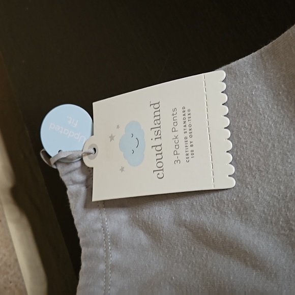 NWT 3 Pack of Cloud Island Pants - Size 6-9 Months - Picture 2 of 5